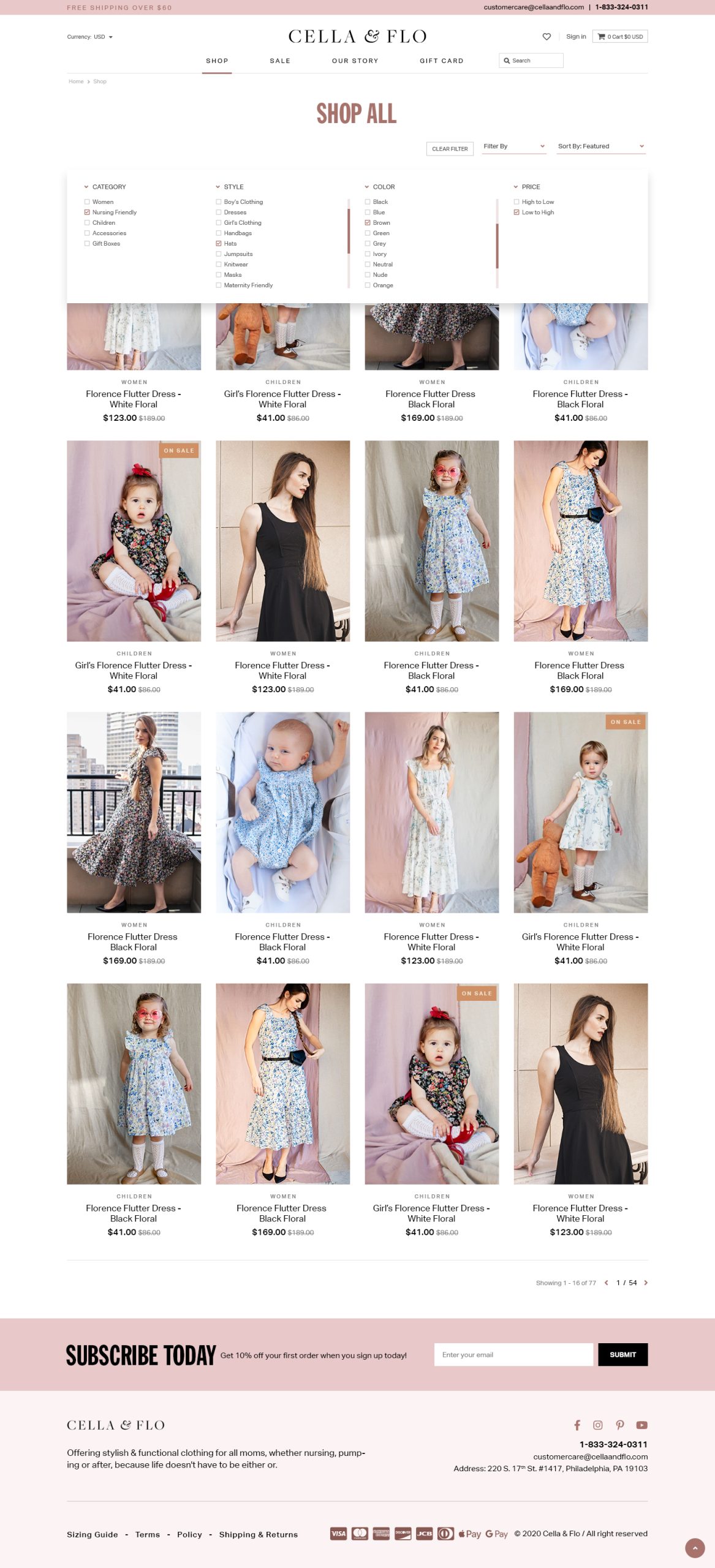 Cella & Flo Products Filter